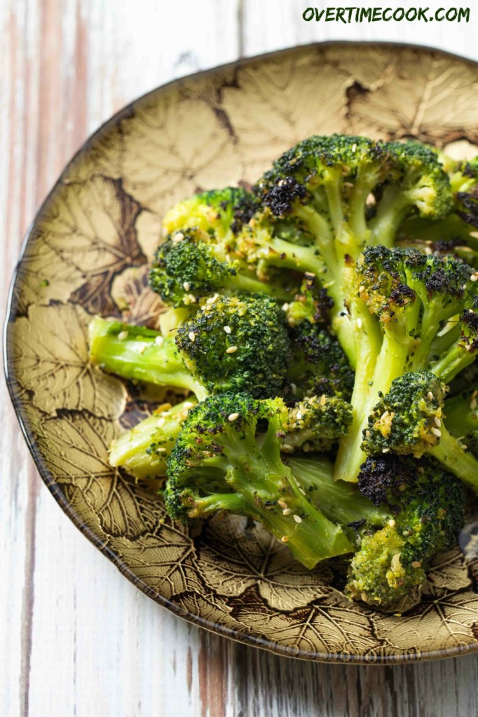 Roasted Sesame Broccoli on Overtime Cook