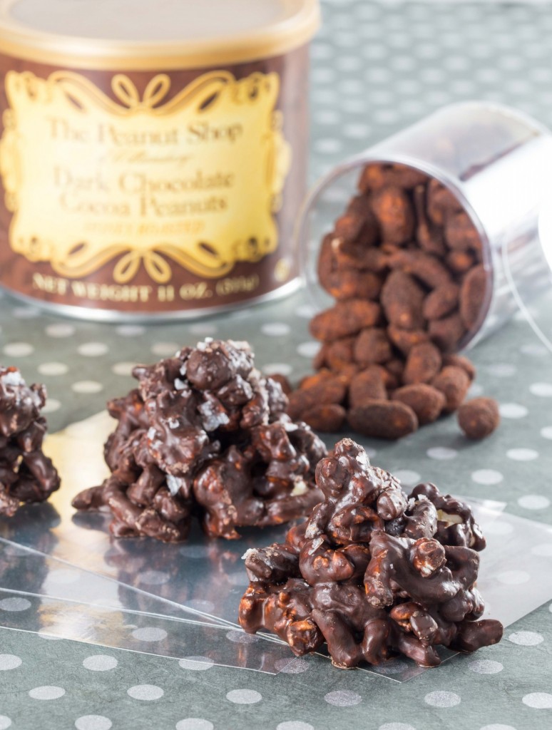 Sweet and Salty Chocolate Peanut Butter Clusters5