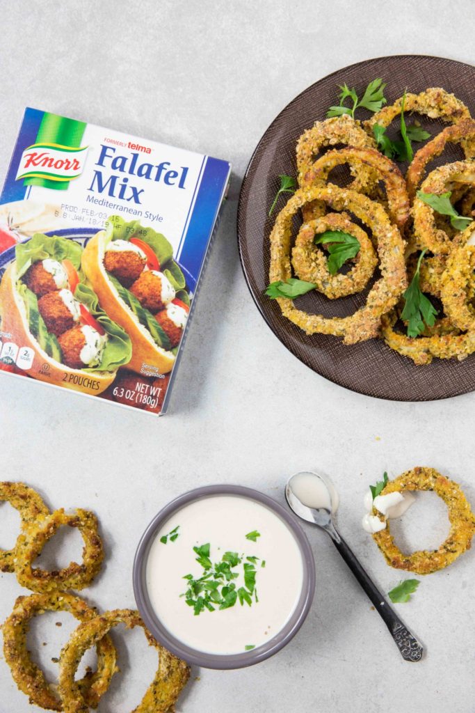 falafel crusted onion rings3