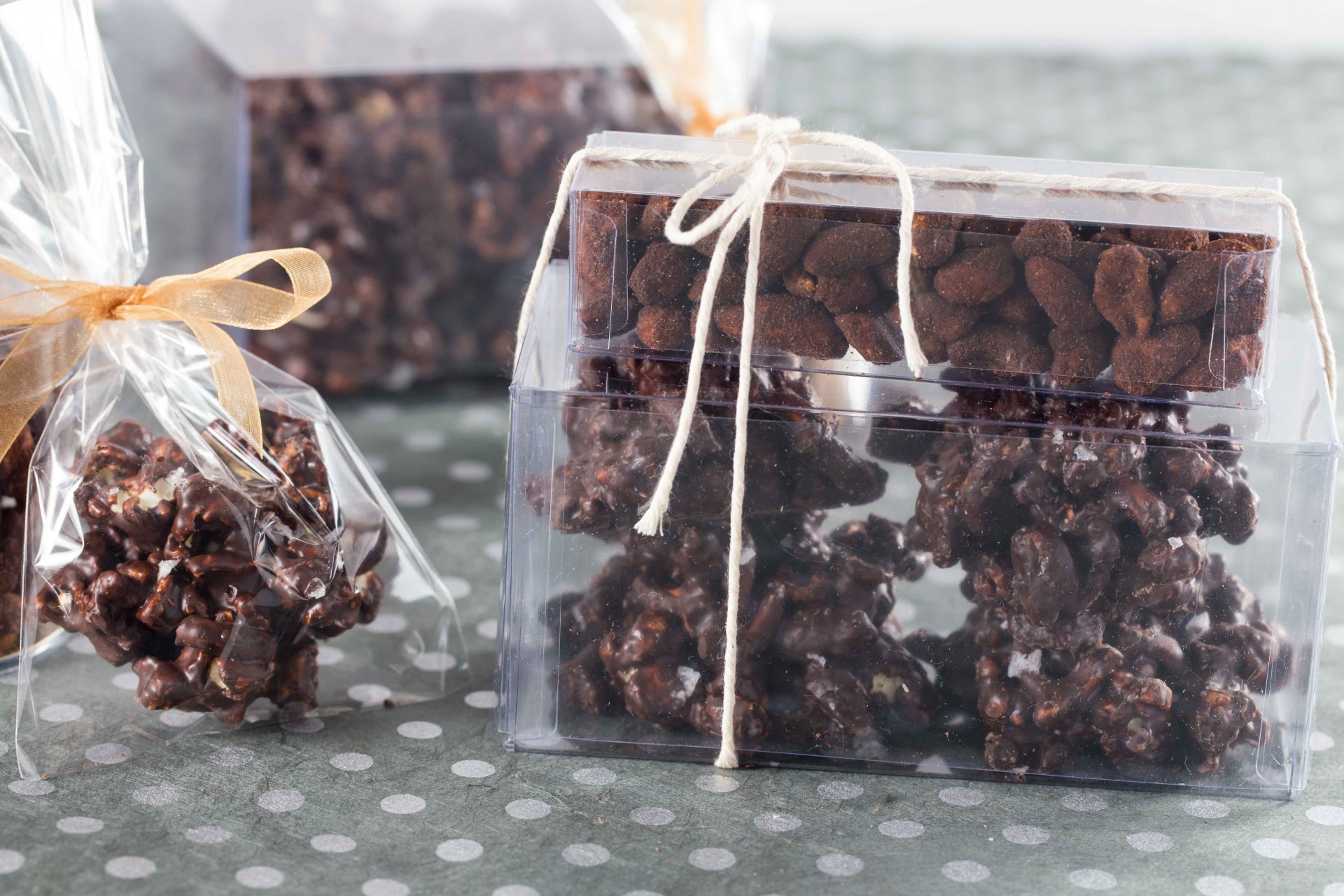 Sweet and Salty Chocolate and Peanut Clusters