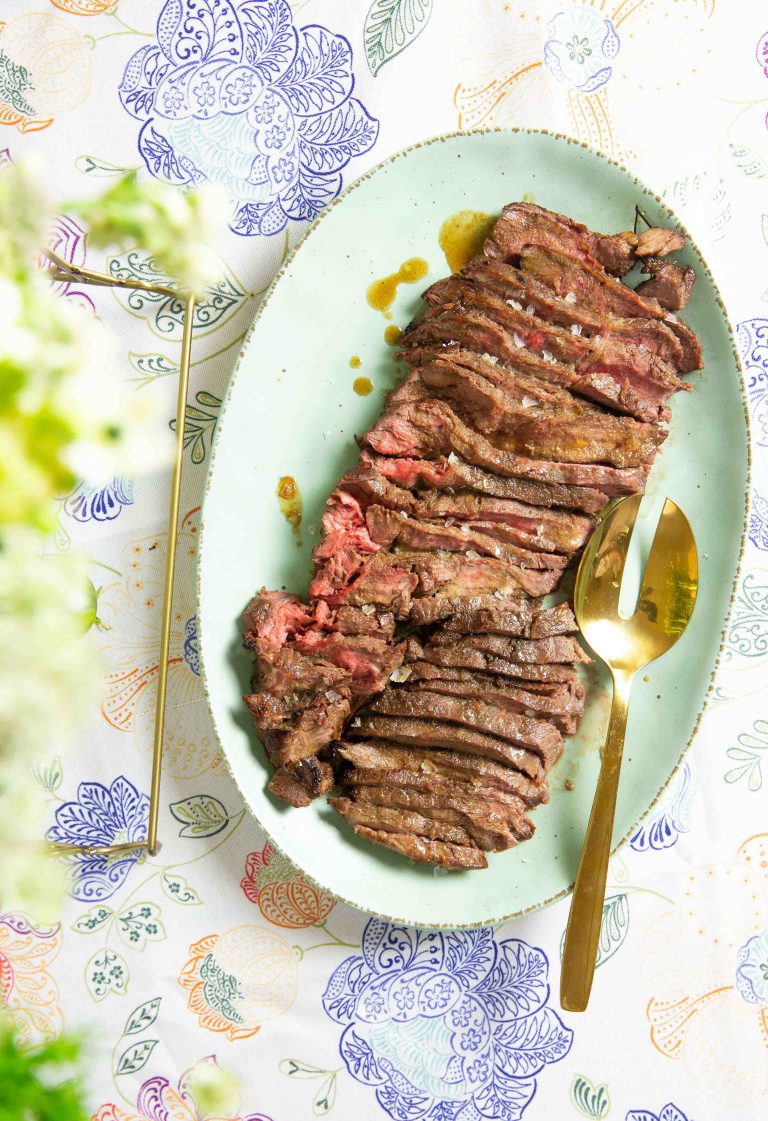 London Broil in Brown Sugar Beer Sauce Overtime Cook