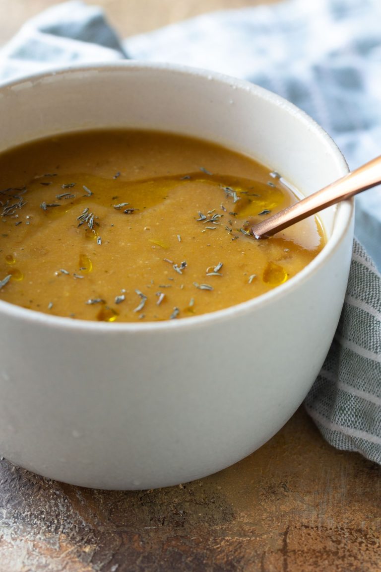 Butternut Squash and Leek Soup Overtime Cook